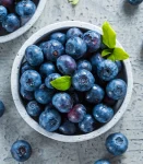 Fresh ripe blueberries ready for distribution.